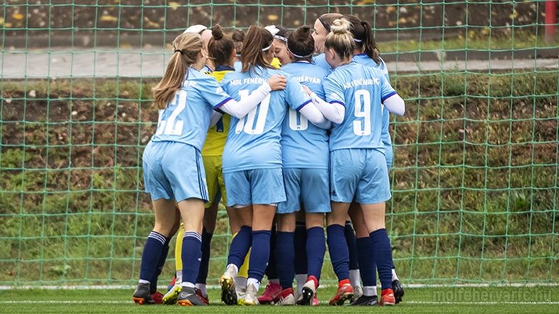 Második helyen telel a Vidi női csapata, egy pontra a feljutó helytől